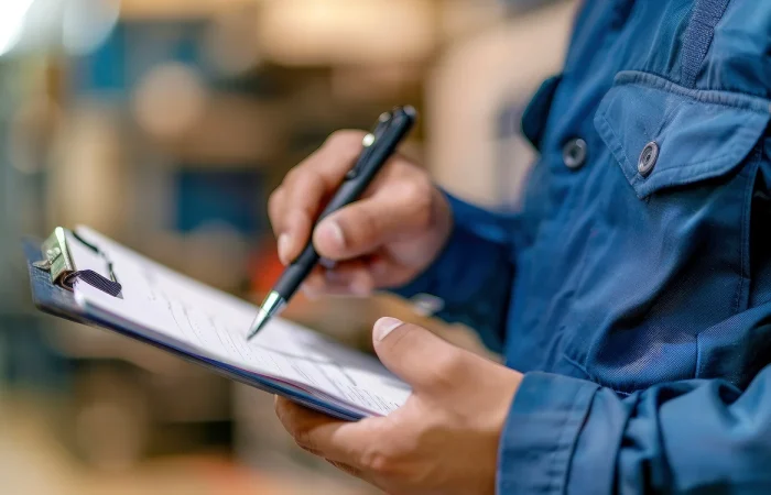 cerca-de-las-manos-sosteniendo-un-boligrafo-y-escribiendo-en-un-clipboard